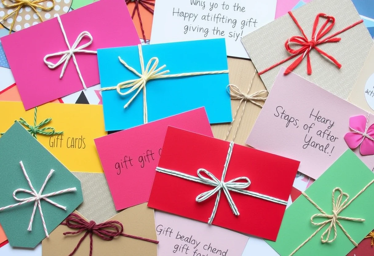 Creative gift card giving ideas