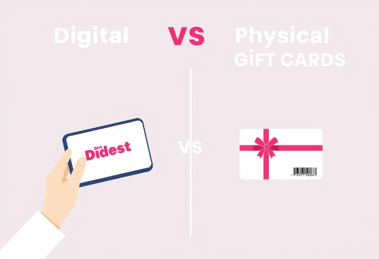 Digital vs Physical gift cards